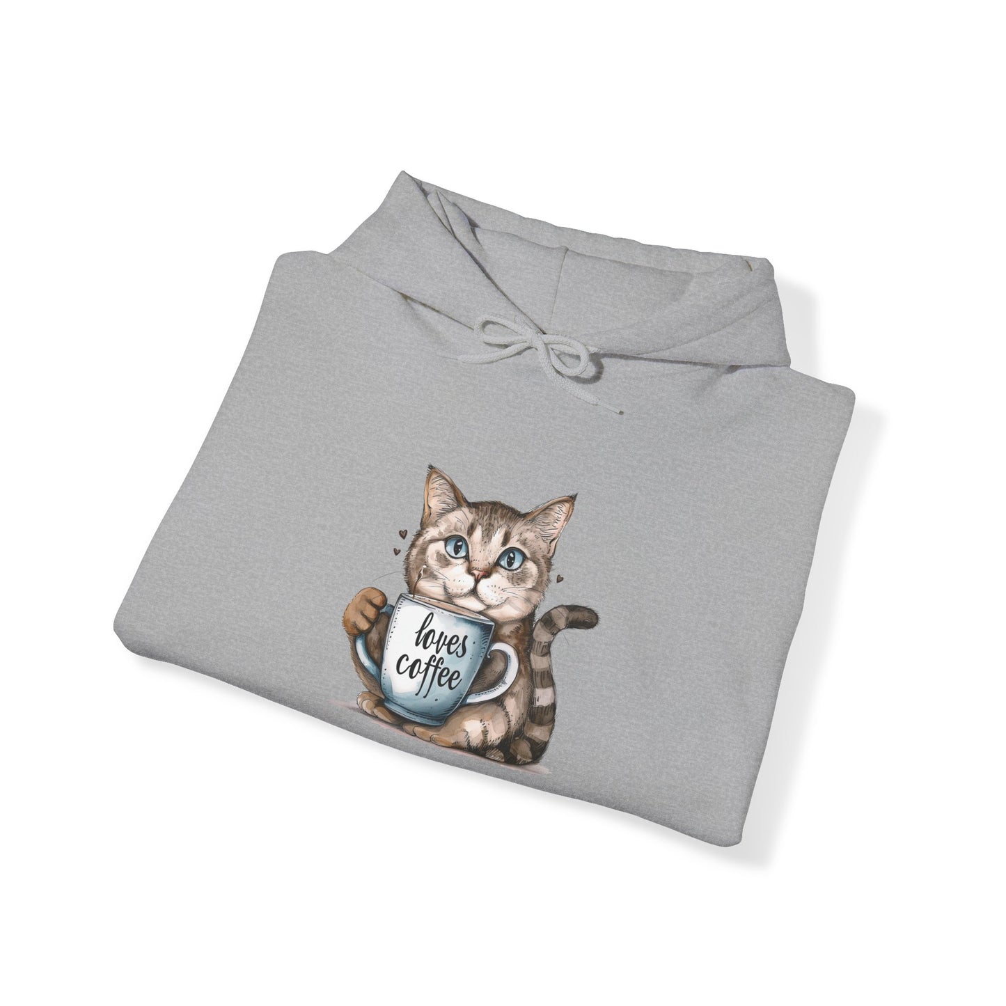 Cat & Coffee Cat Hoodie | Furry Novation