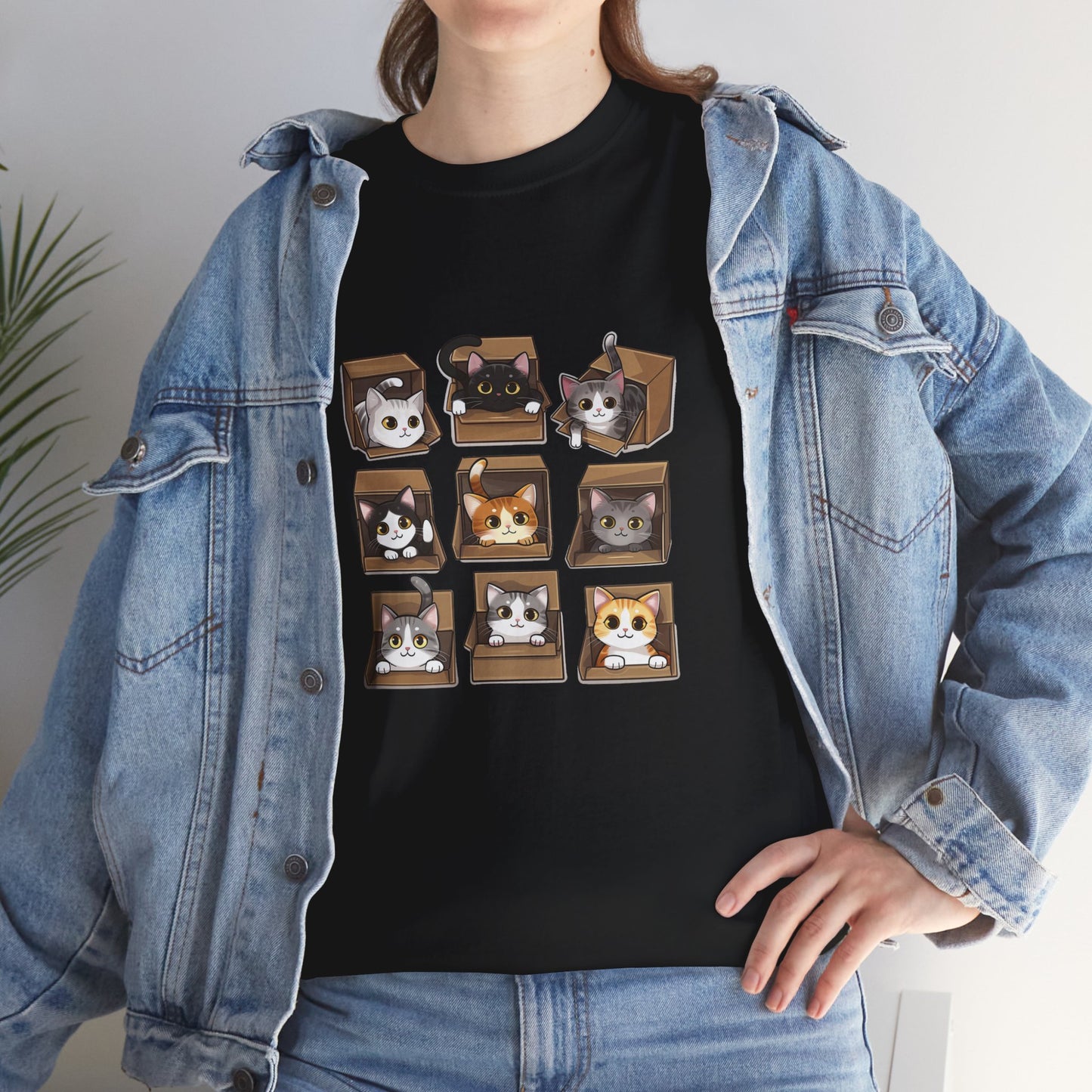 Cat in Boxes Cat Tshirt | Cat Tshirt | Tshirt | Furry Novation