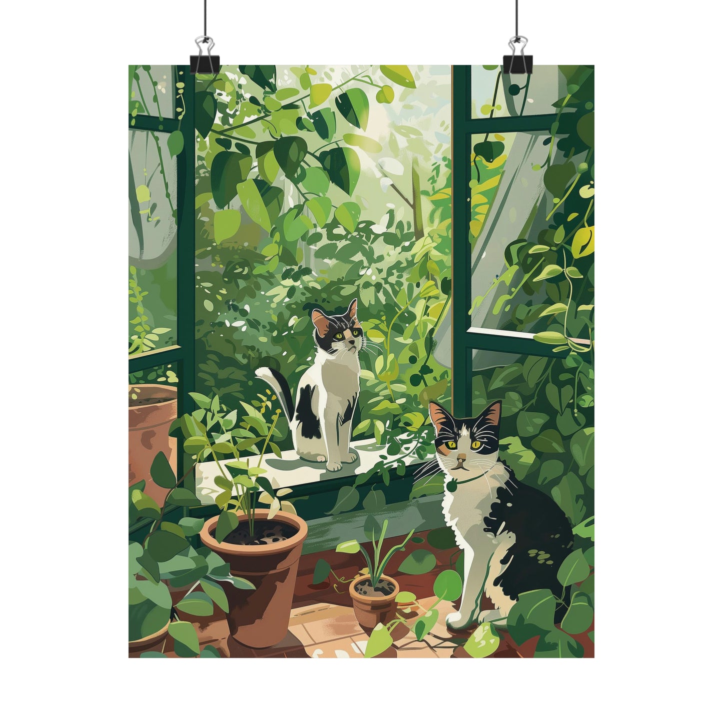 Cat Graphic Vertical Poster | Cat Poster | Poster | Furry Novation