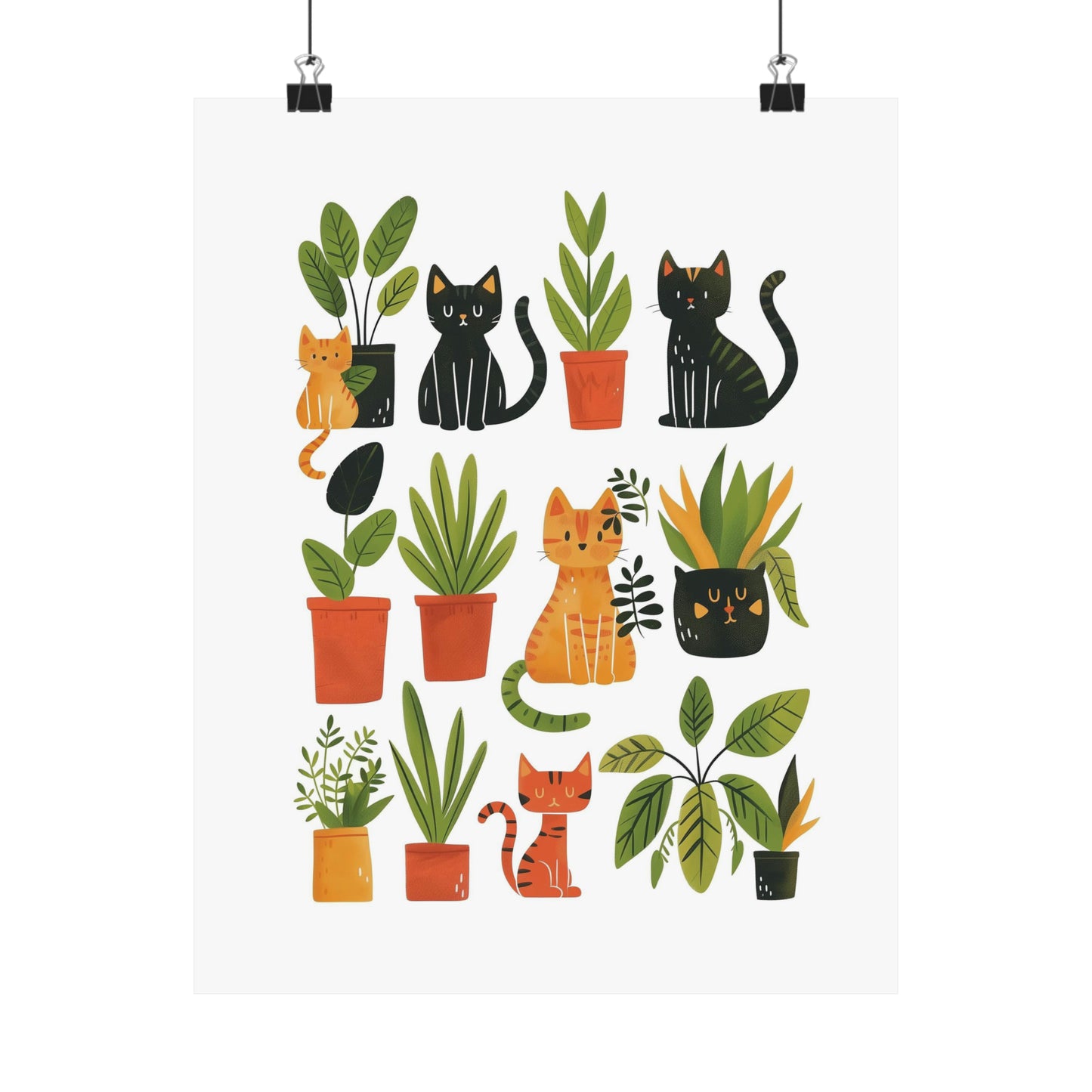 Cat Graphic Vertical Poster | Cat Poster | Poster | Furry Novation