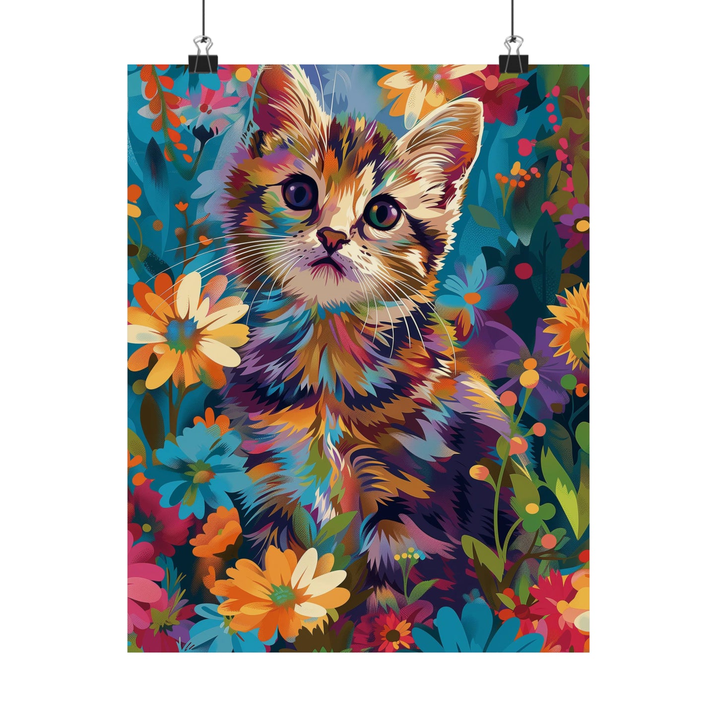 Cat Graphic Vertical Poster | Cat Poster | Poster | Furry Novation