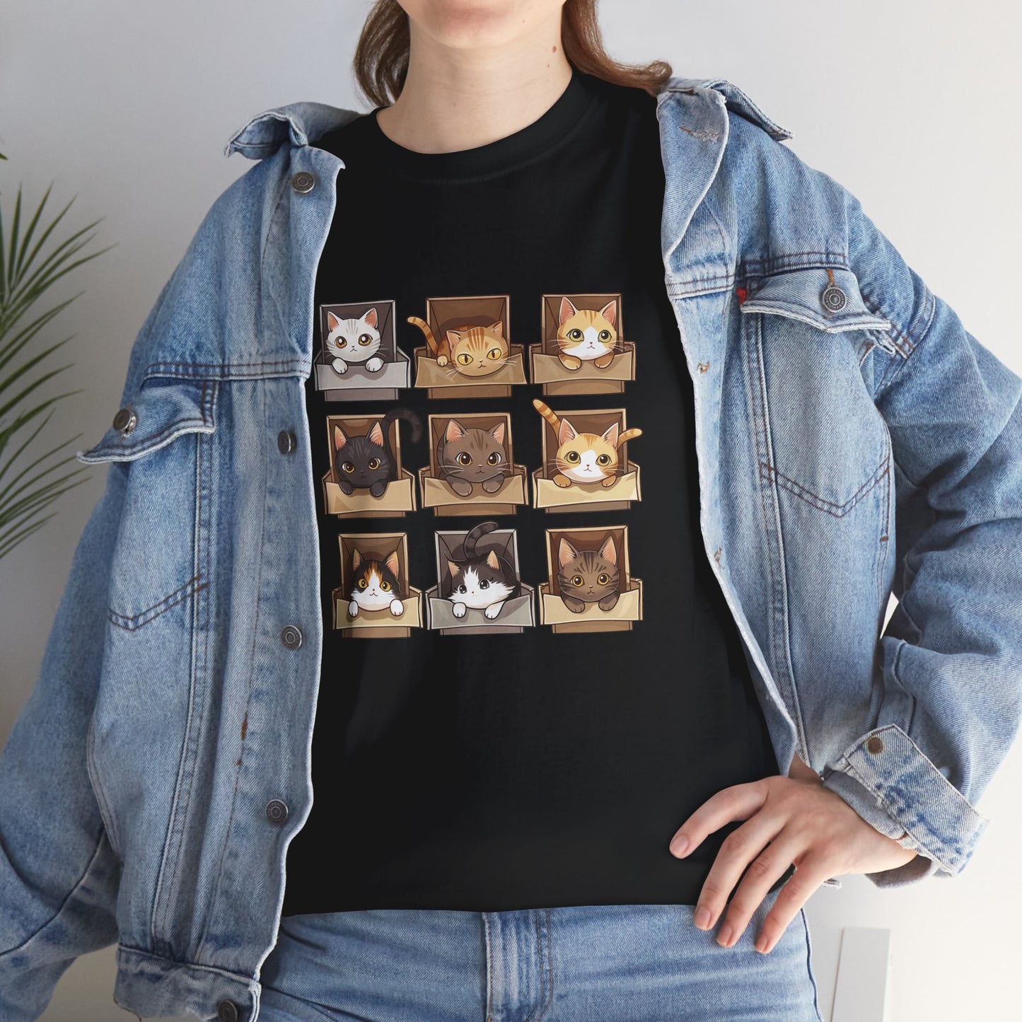 Cat in Boxes Cat Tshirt | Cat Tshirt | Tshirt | Furry Novation