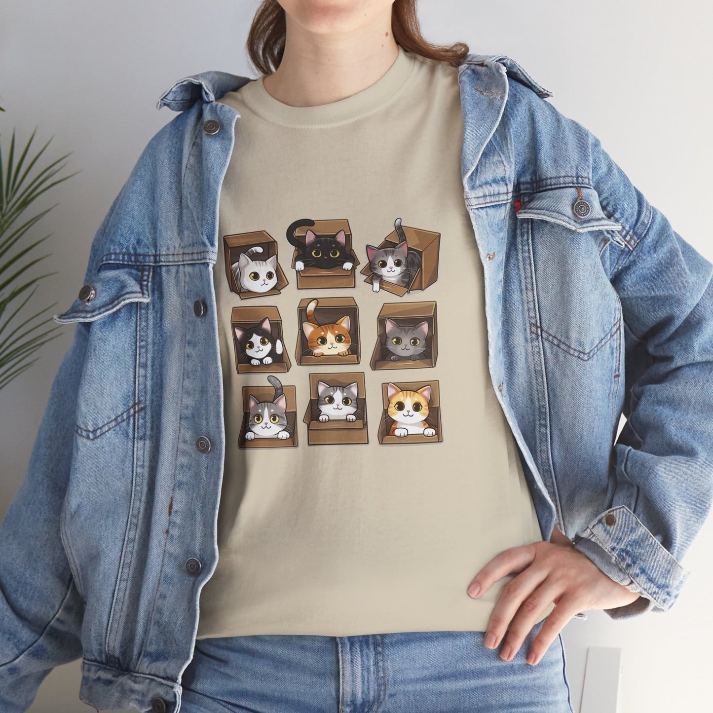 Cat in Boxes Cat Tshirt | Cat Tshirt | Tshirt | Furry Novation