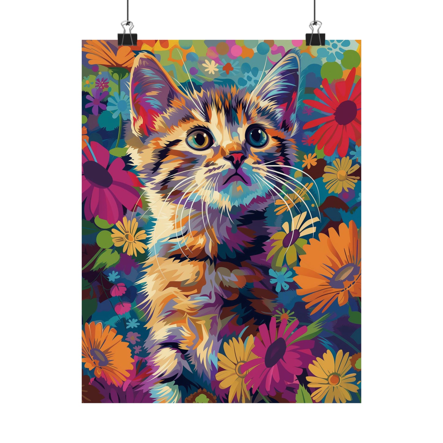 Cat Graphic Vertical Poster | Cat Poster | Poster | Furry Novation