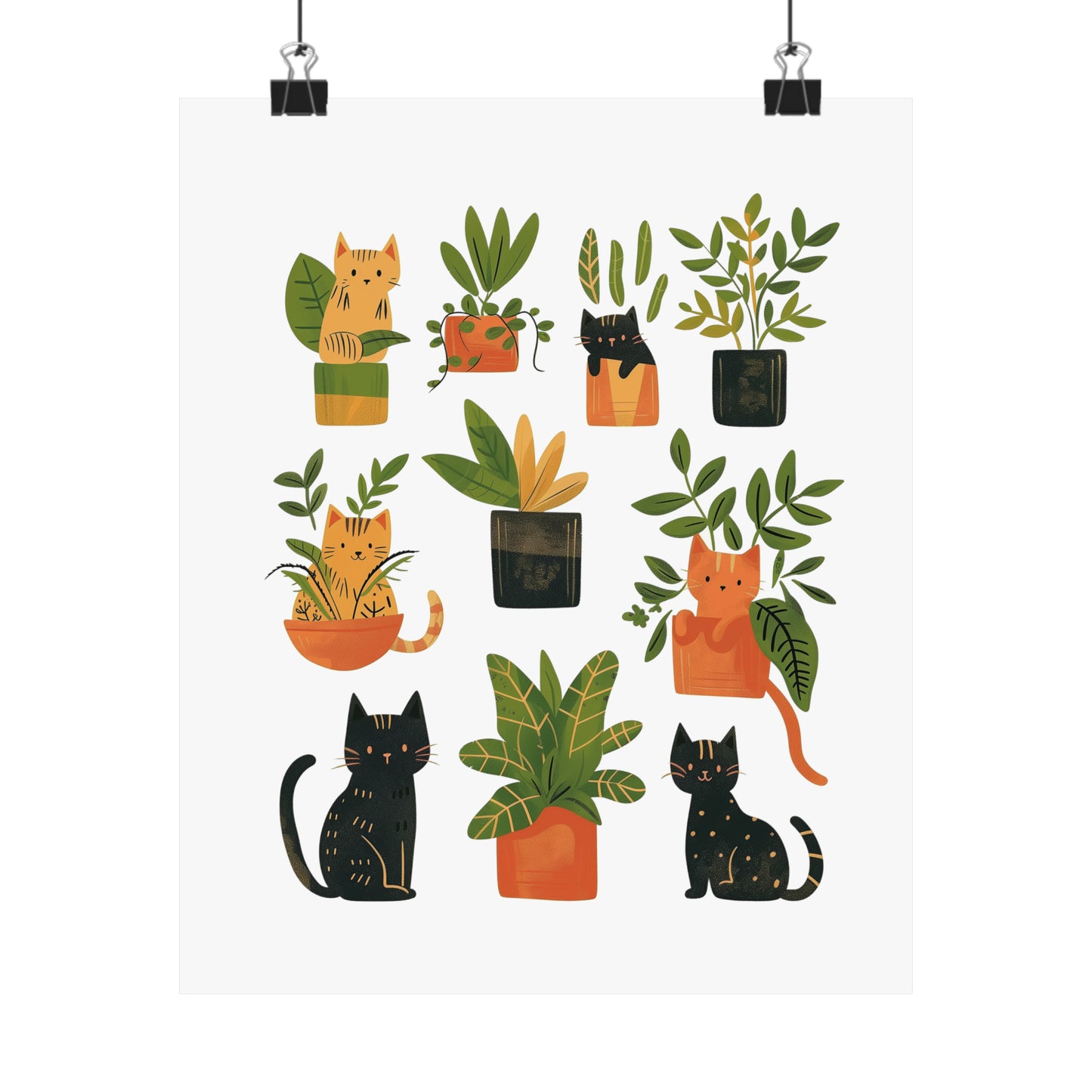 Cat Graphic Vertical Poster | Cat Poster | Poster | Furry Novation