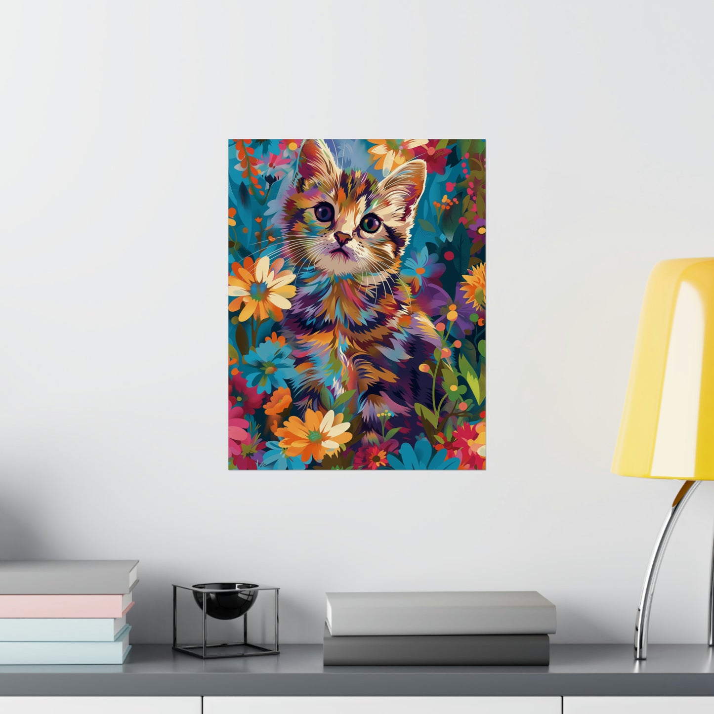 Cat Graphic Vertical Poster | Cat Poster | Poster | Furry Novation