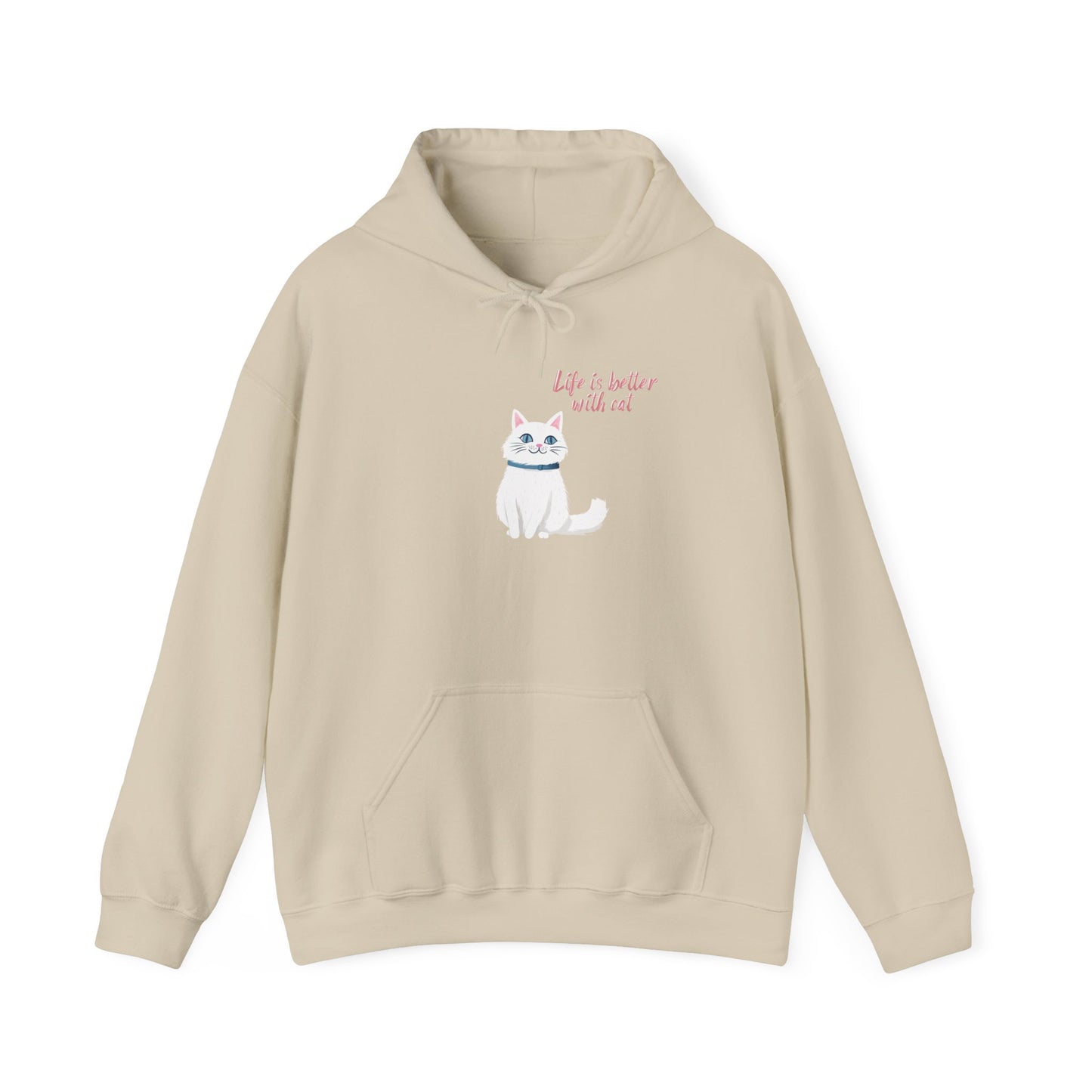 Life Is Better With Cat Hoodie | Cat Hoodie | Hoodie | Furry Novation