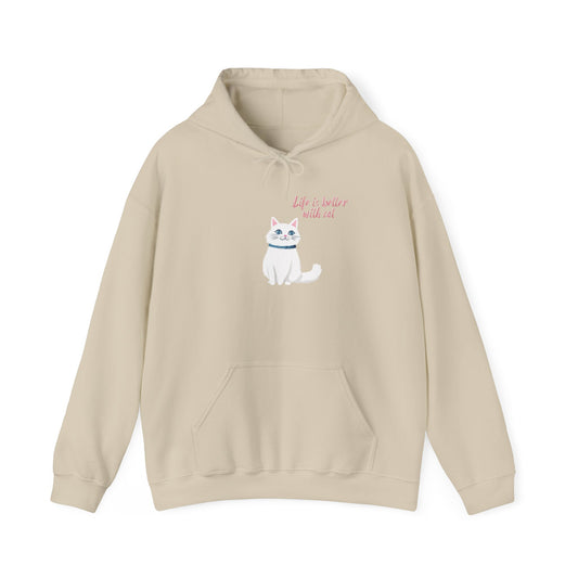 Life Is Better With Cat Hoodie | Cat Hoodie | Hoodie | Furry Novation