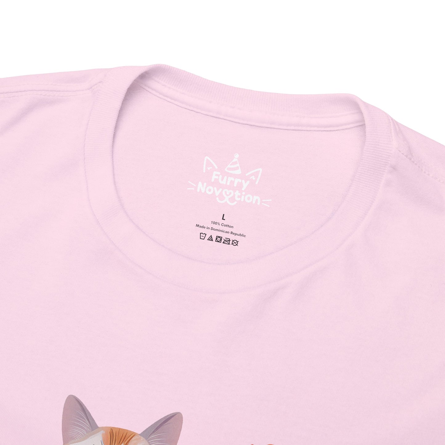 Cat With Flowers Cat T-shirt | Cat T-shirt | T-shirt | Furry Novation