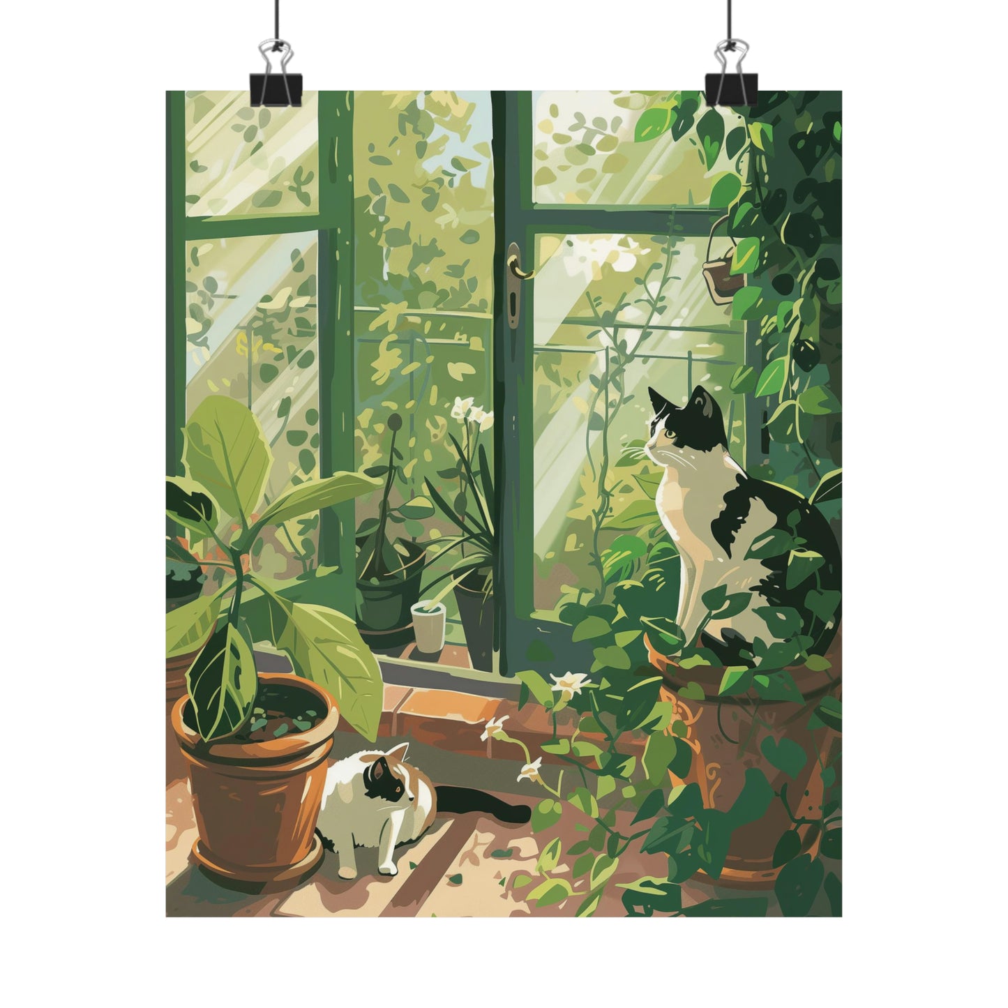 Cat Graphic Vertical Poster | Cat Poster | Poster | Furry Novation