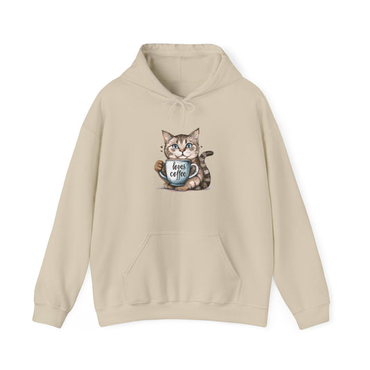 Cat & Coffee Cat Hoodie | Furry Novation