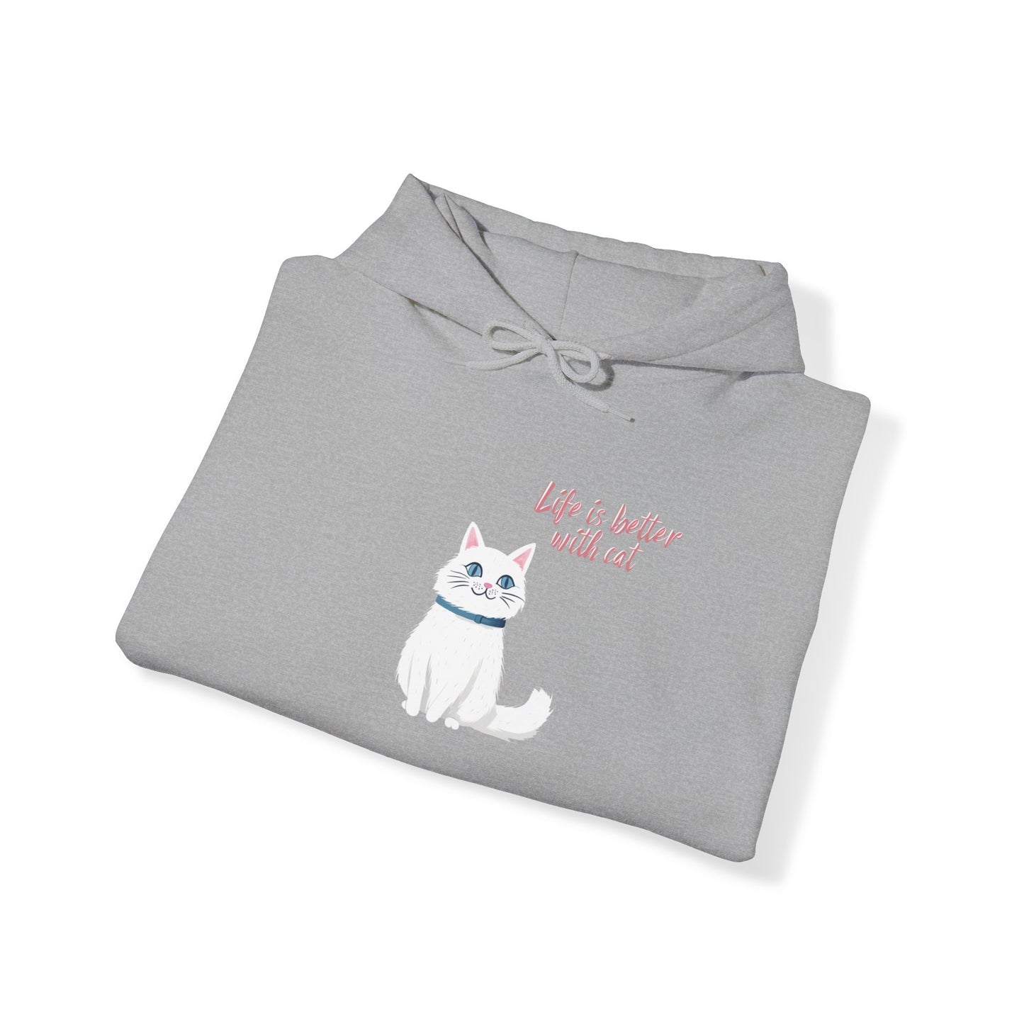 Life Is Better With Cat Hoodie | Cat Hoodie | Hoodie | Furry Novation