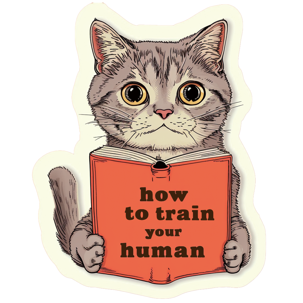 How To Train Your Human T-shirt | Cat T-shirt | T-shirt | Furry Novation