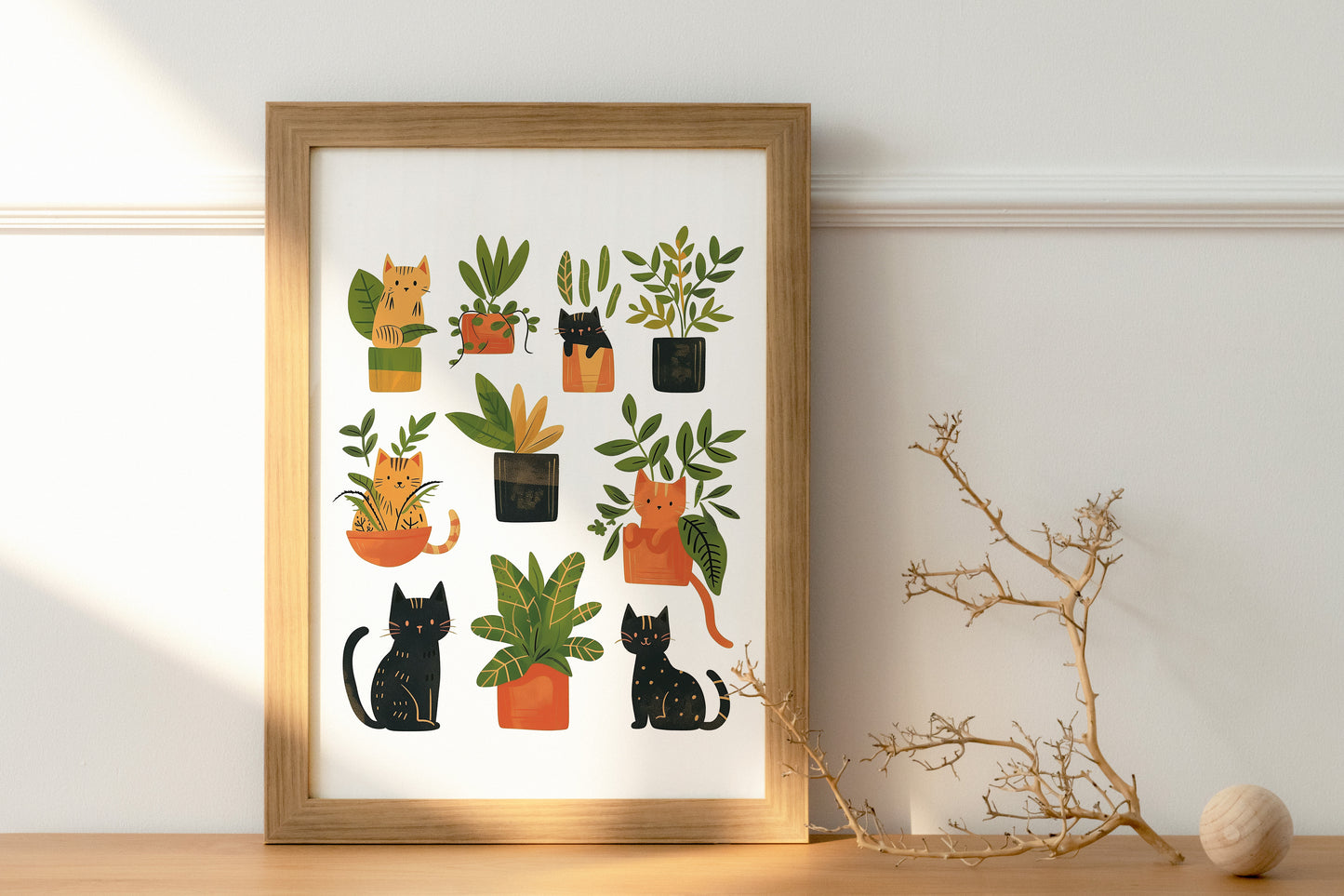 Cat Graphic Vertical Poster | Cat Poster | Poster | Furry Novation