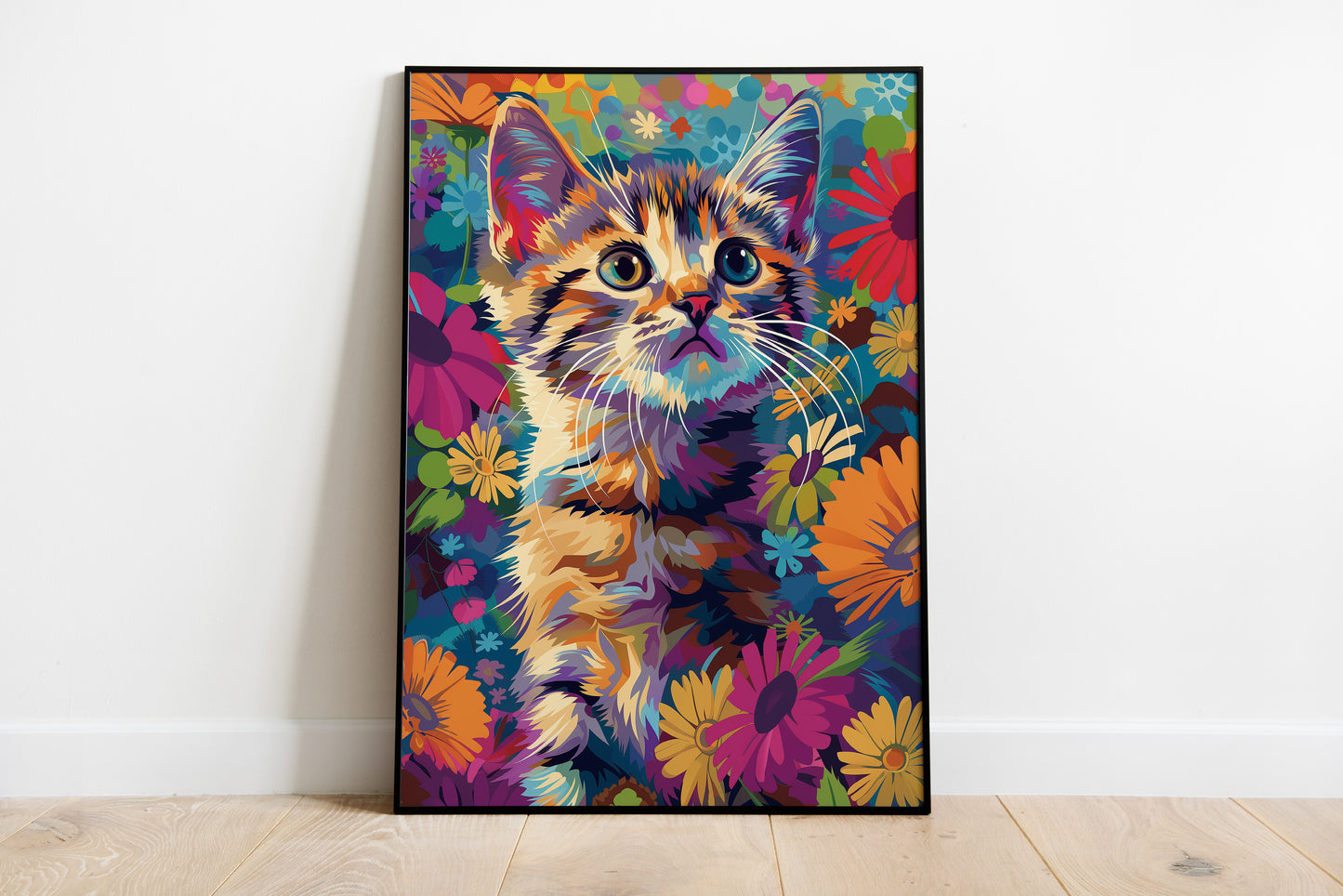 Cat Graphic Vertical Poster | Cat Poster | Poster | Furry Novation