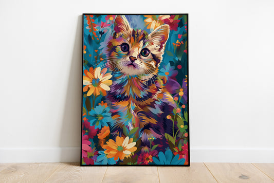 Cat Graphic Vertical Poster | Cat Poster | Poster | Furry Novation